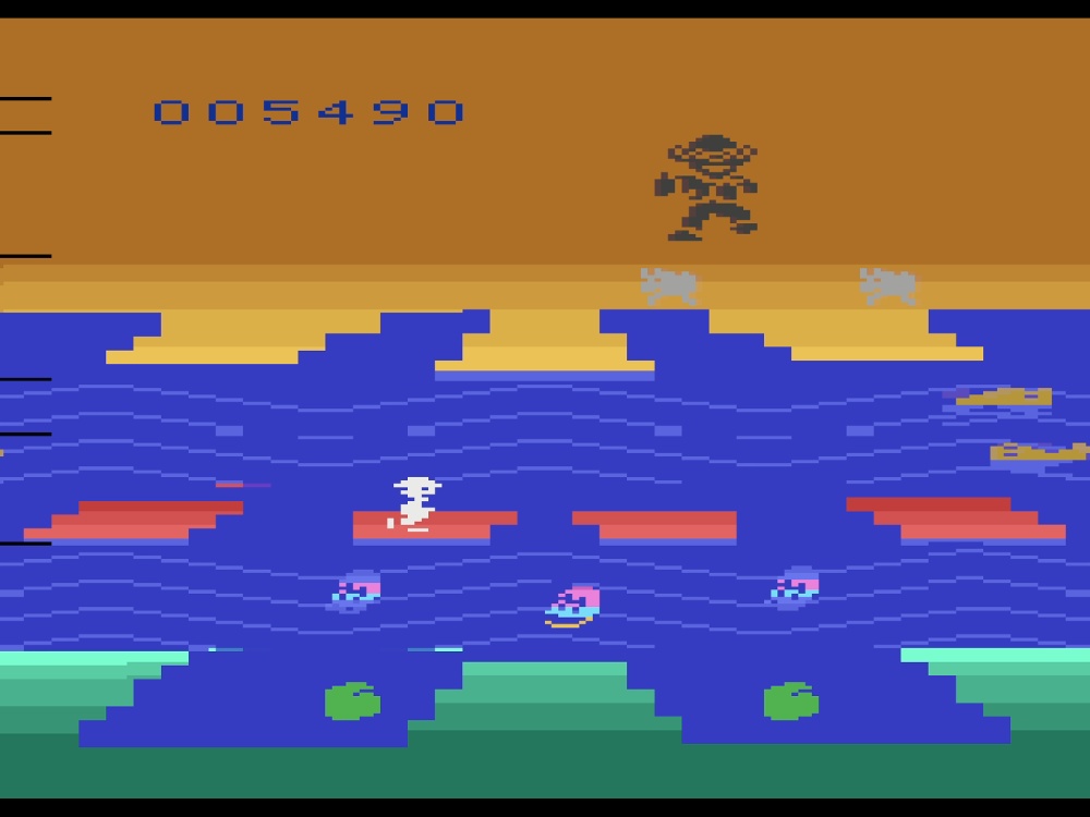 Gameplay of Congo Bongo for Atari 2600